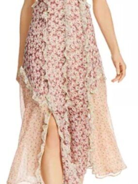 Rebecca Taylor Lucia Fleur Floral Midi Dress 6